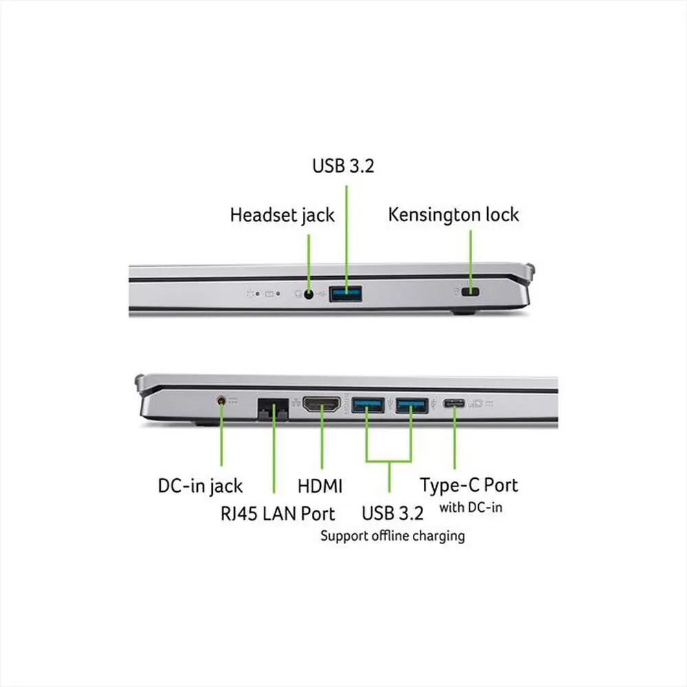ACER - Notebook ASPIRE 3 15 A315-44P-R9GX-Silver