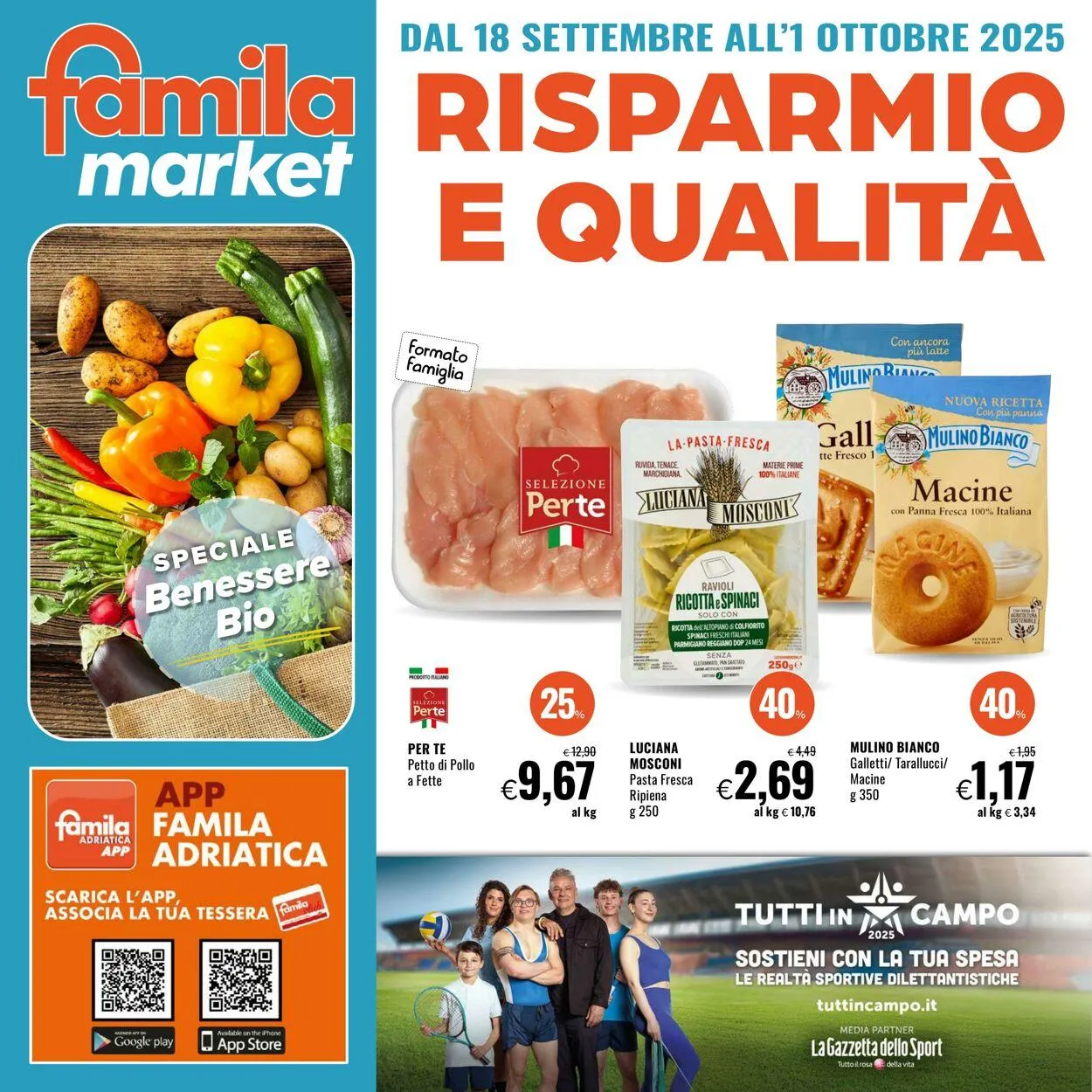 Famila Volantino attuale da 18 settembre a 1 ottobre di 2025 - Pagina del volantino 1