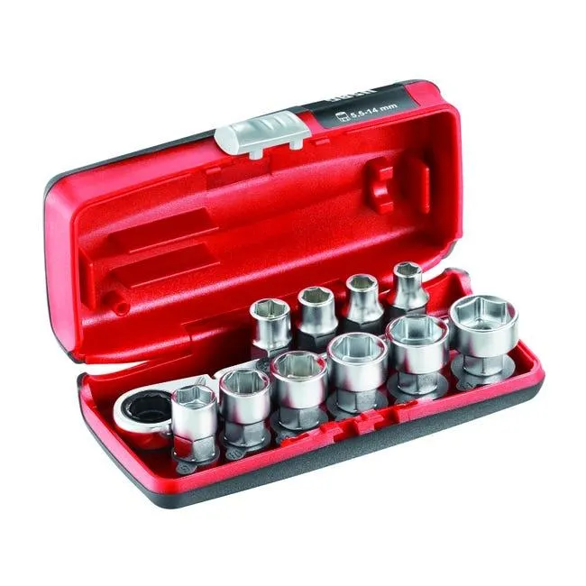 Kit di utensili assortiti USAG 610 1/4" EFK, 11 pezzi