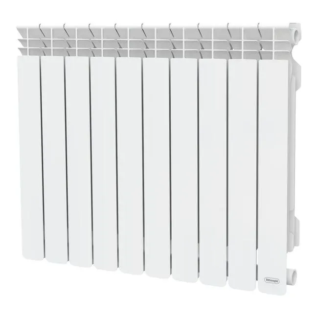Radiatore acqua calda DE'LONGHI Marvys in alluminio, 10 elementi interasse 60 cm, bianco