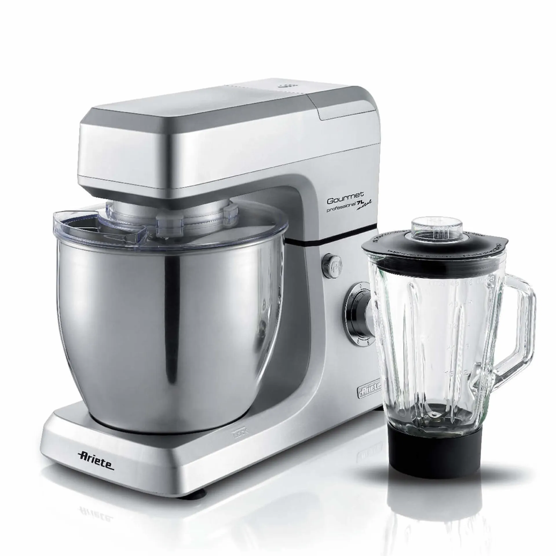 ARIETE - 1598/1 GOURMET PROFESSIONAL 7L METAL IMPASTATRICE