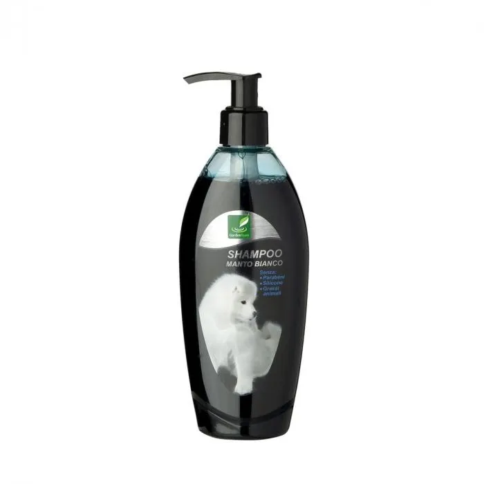 Shampoo per cani manto bianco