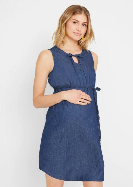 Abito di jeans prémaman