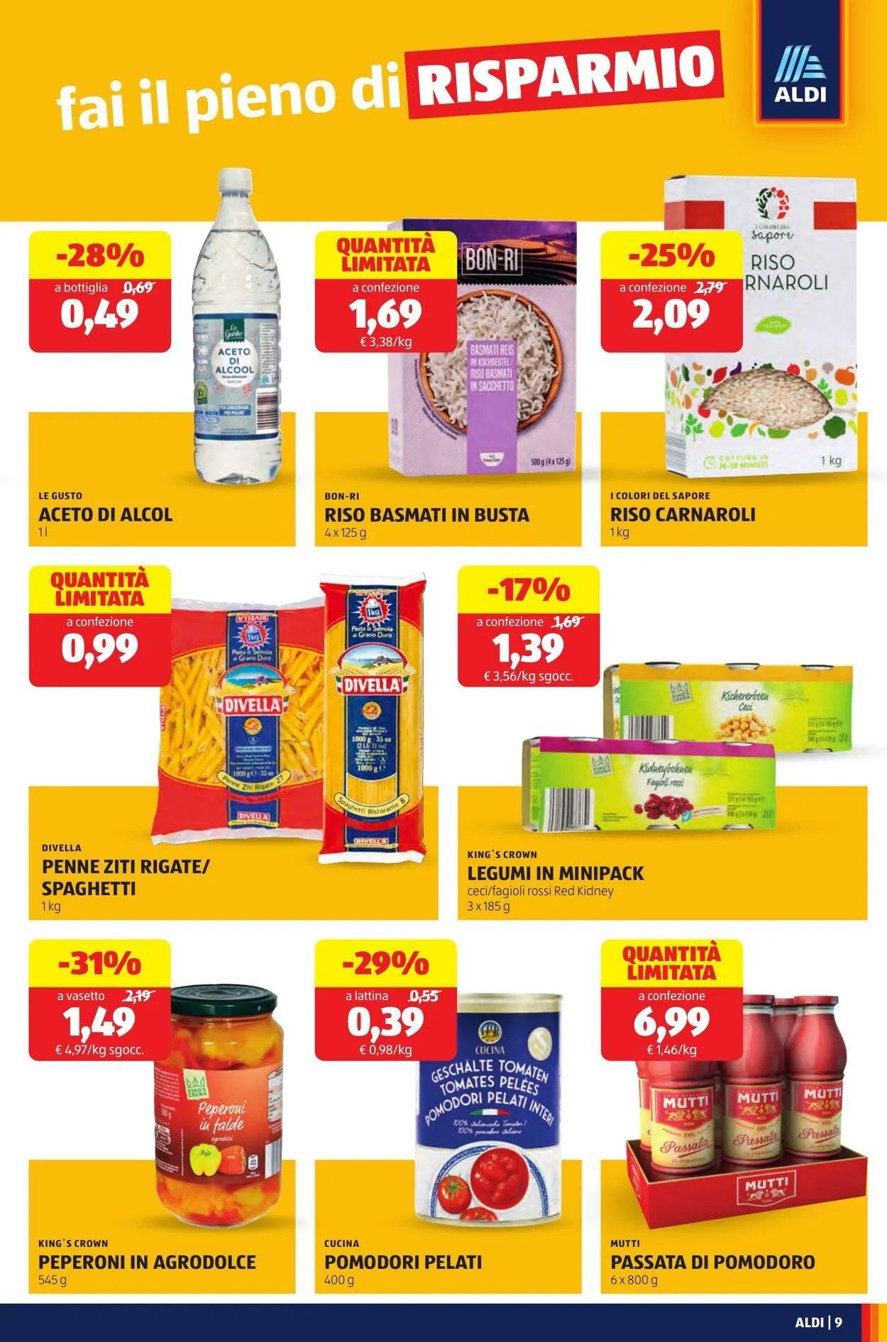 Aldi Volantino attuale da 27 ottobre a 2 novembre di 2025 - Pagina del volantino 9