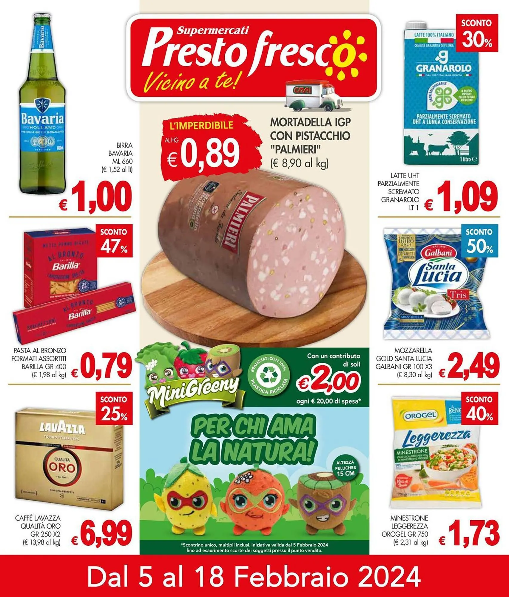 Volantino PrestoFresco da 5 febbraio a 18 febbraio di 2024 - Pagina del volantino 1