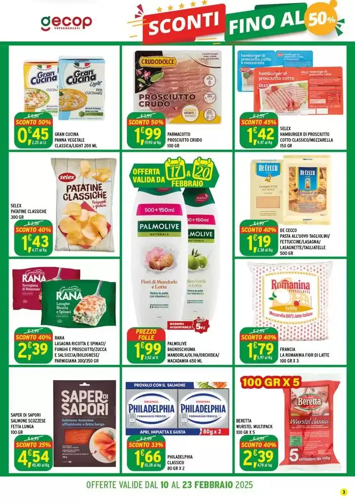 Sconti fino al 50% da 10 febbraio a 23 febbraio di 2025 - Pagina del volantino 3