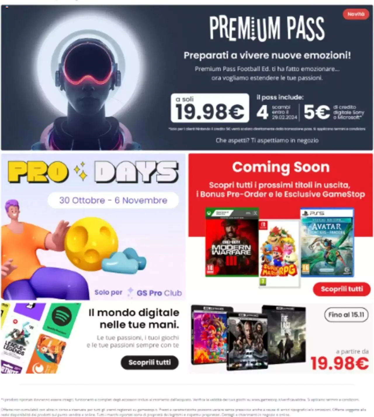 Volantino GameStop - 0