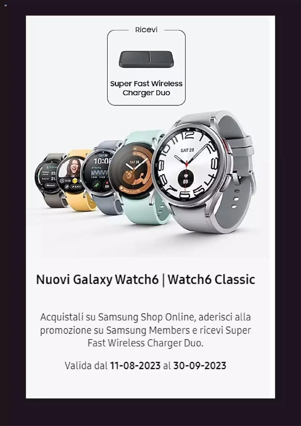 Volantino Samsung da 8 settembre a 9 ottobre di 2023 - Pagina del volantino 3