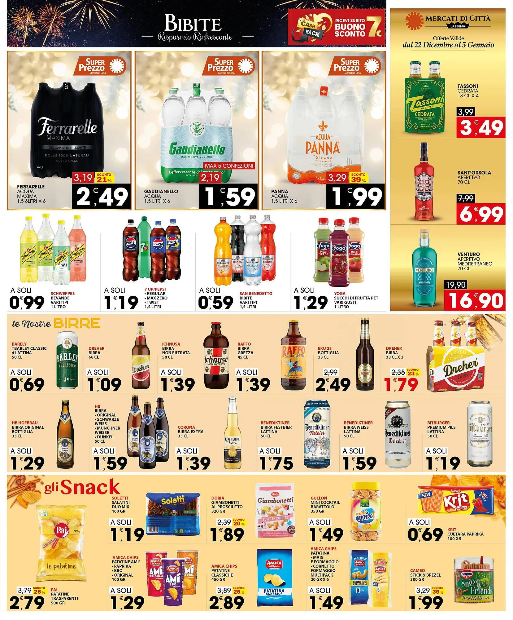 Volantino Mercati di Città La Prima da 22 dicembre a 5 gennaio di 2026 - Pagina del volantino 21
