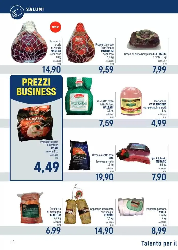 Catalogo Talento da 31 marzo a 20 aprile di 2025 - Pagina del volantino 10