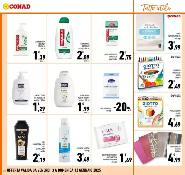 Taglio Netto da 3 gennaio a 12 gennaio di 2025 - Pagina del volantino 20