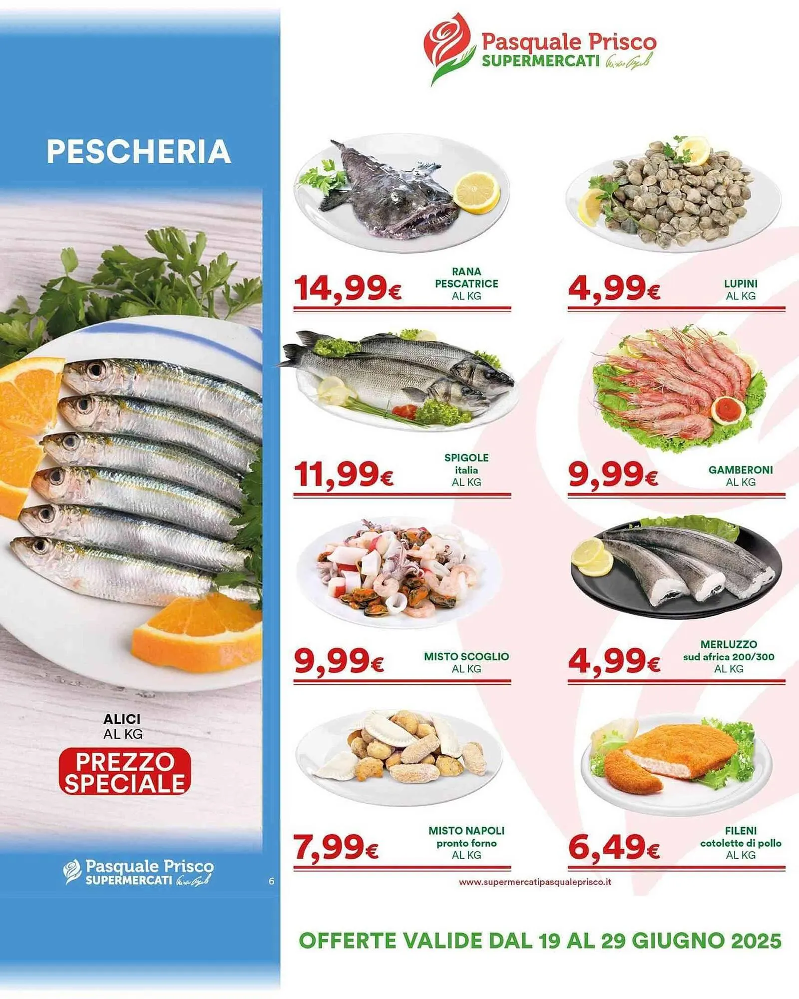 Volantino Supermercati Pasquale Prisco da 28 luglio a 10 agosto di 2025 - Pagina del volantino 6