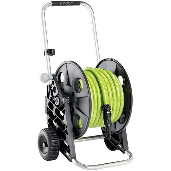 Carrello avvolgitubo equipaggiato CLABER tubo da 20 m