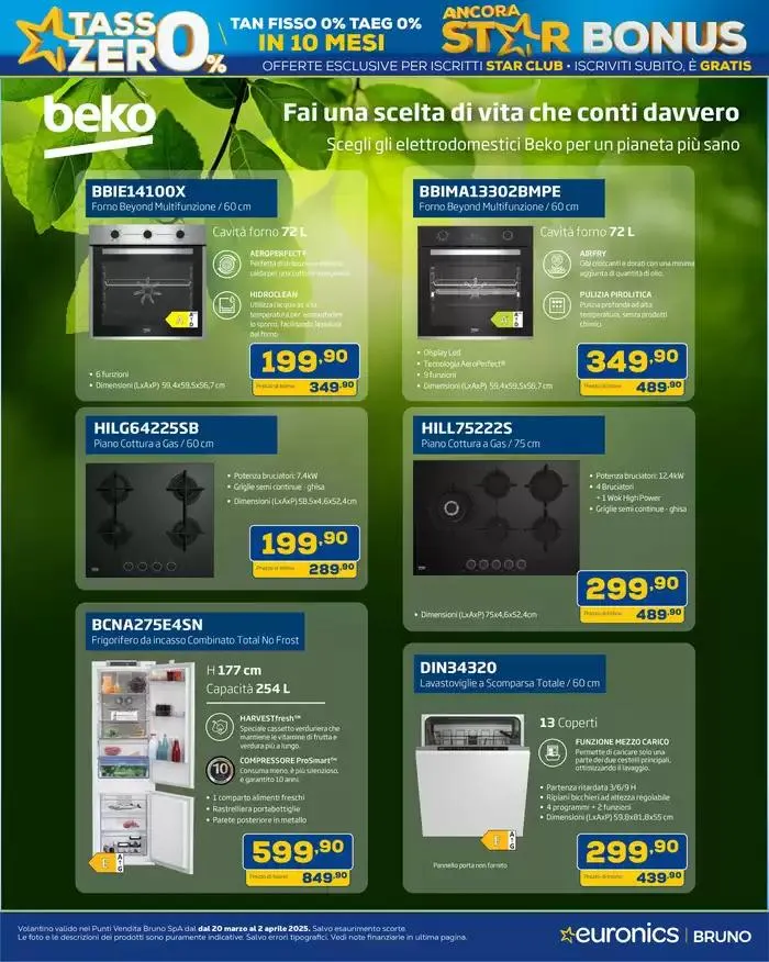 Star Bonus continua -100 euro da 20 marzo a 2 aprile di 2025 - Pagina del volantino 35