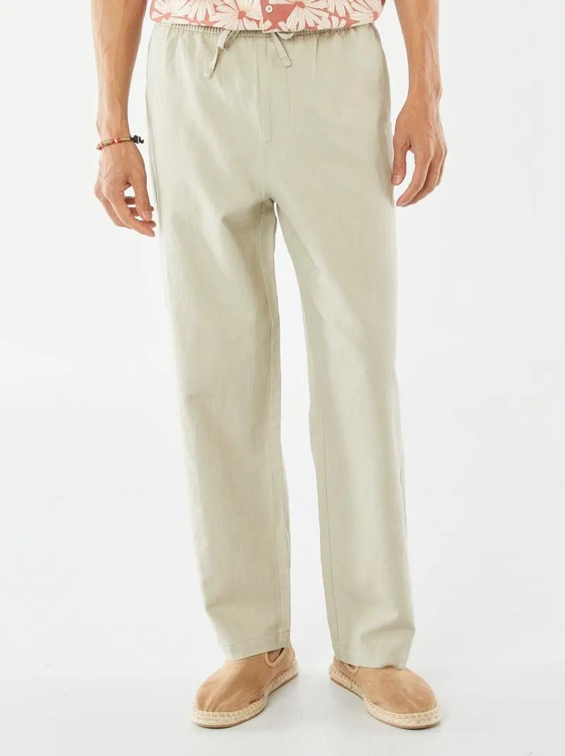 Pantaloni cargo - VERDE