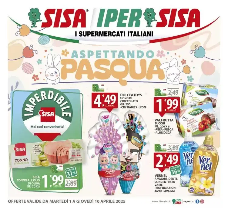 Aspettando Pasqua da 1 aprile a 10 aprile di 2025 - Pagina del volantino 1