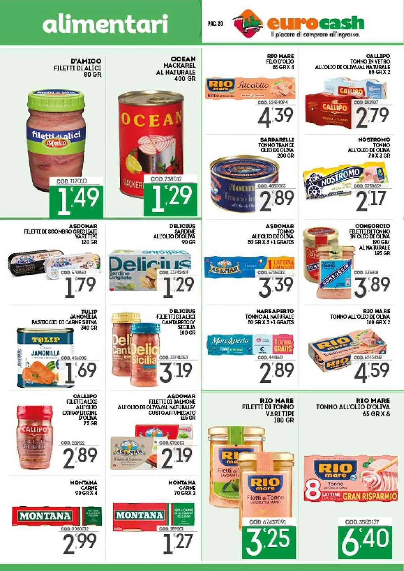 Volantino Eurocash da 3 gennaio a 21 gennaio di 2024 - Pagina del volantino 20