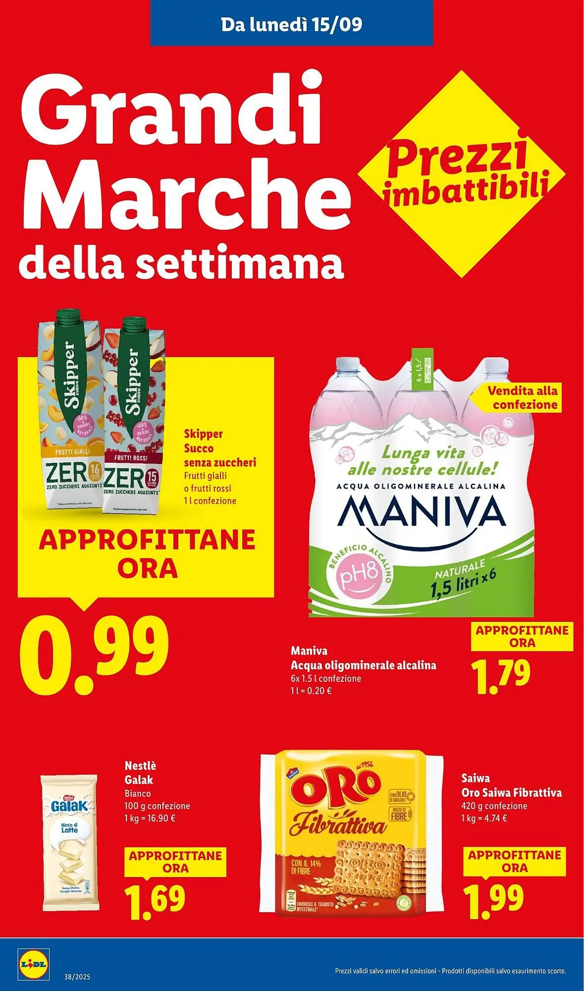 Volantino Lidl da 15 settembre a 21 settembre di 2025 - Pagina del volantino 22