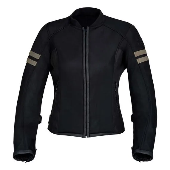 Giacca moto da donna Soul Mesh Lady Nero/Grigio