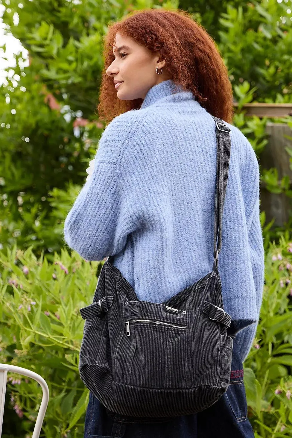 BDG Zip Corduroy Sling Bag