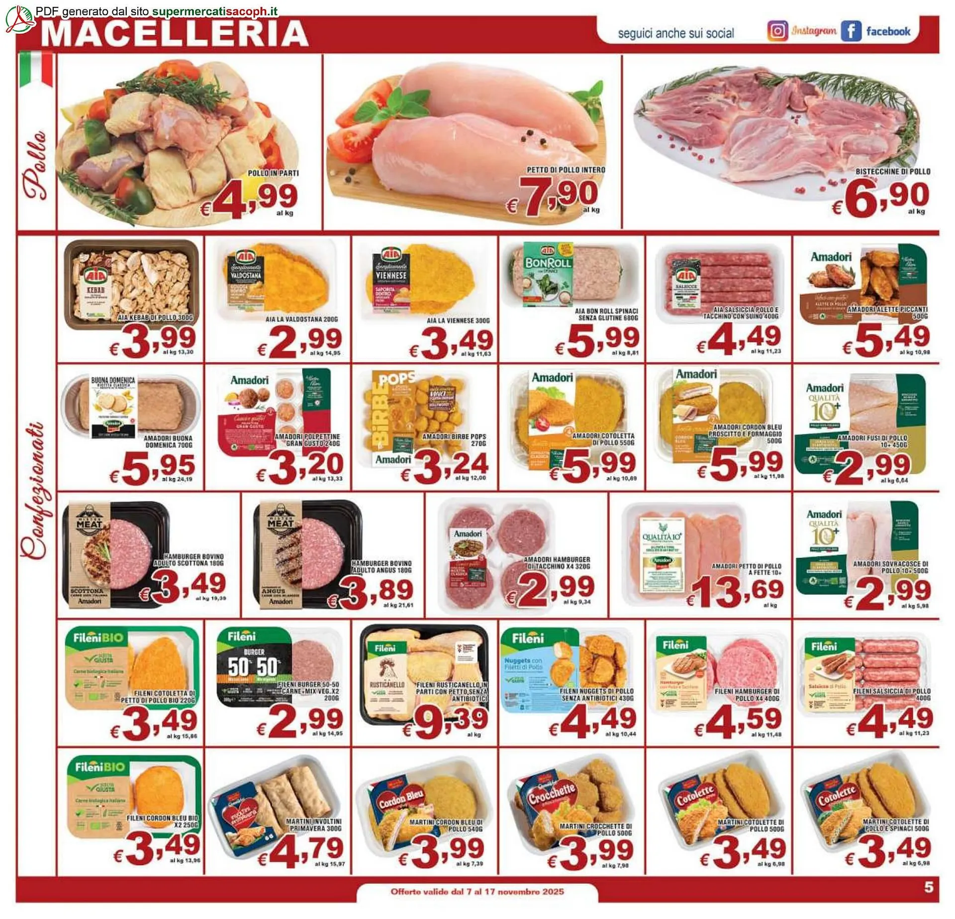 Volantino Sacoph da 7 novembre a 17 novembre di 2025 - Pagina del volantino 5