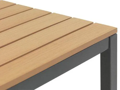 Tavolo DAGSVAD L190 cm naturale + 4 Sedie VANTORE col.sabbia