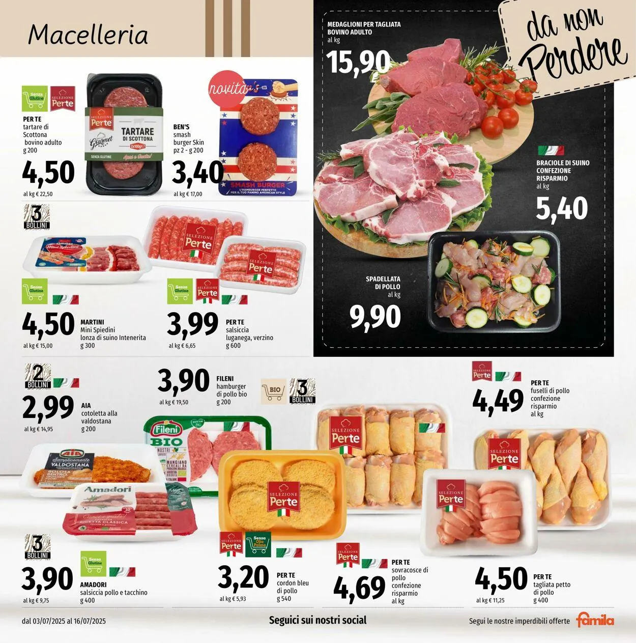 Famila Volantino attuale da 3 luglio a 16 luglio di 2025 - Pagina del volantino 3