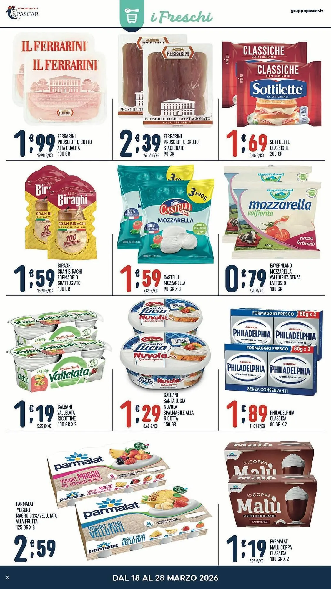 Volantino Gruppo Pascar da 18 marzo a 28 marzo di 2026 - Pagina del volantino 3