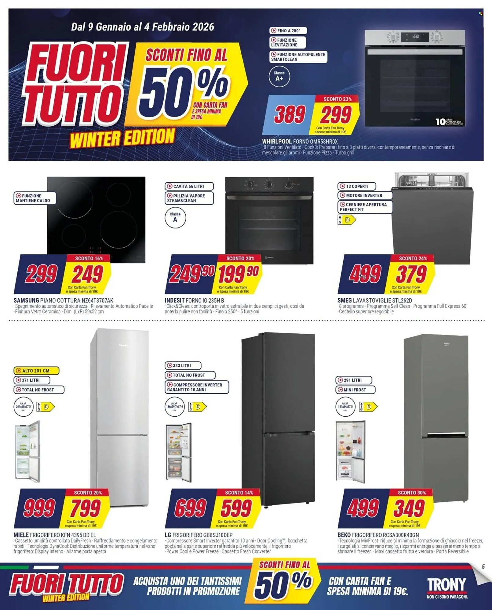 Volantino Trony da 9 gennaio a 4 febbraio di 2026 - Pagina del volantino 5