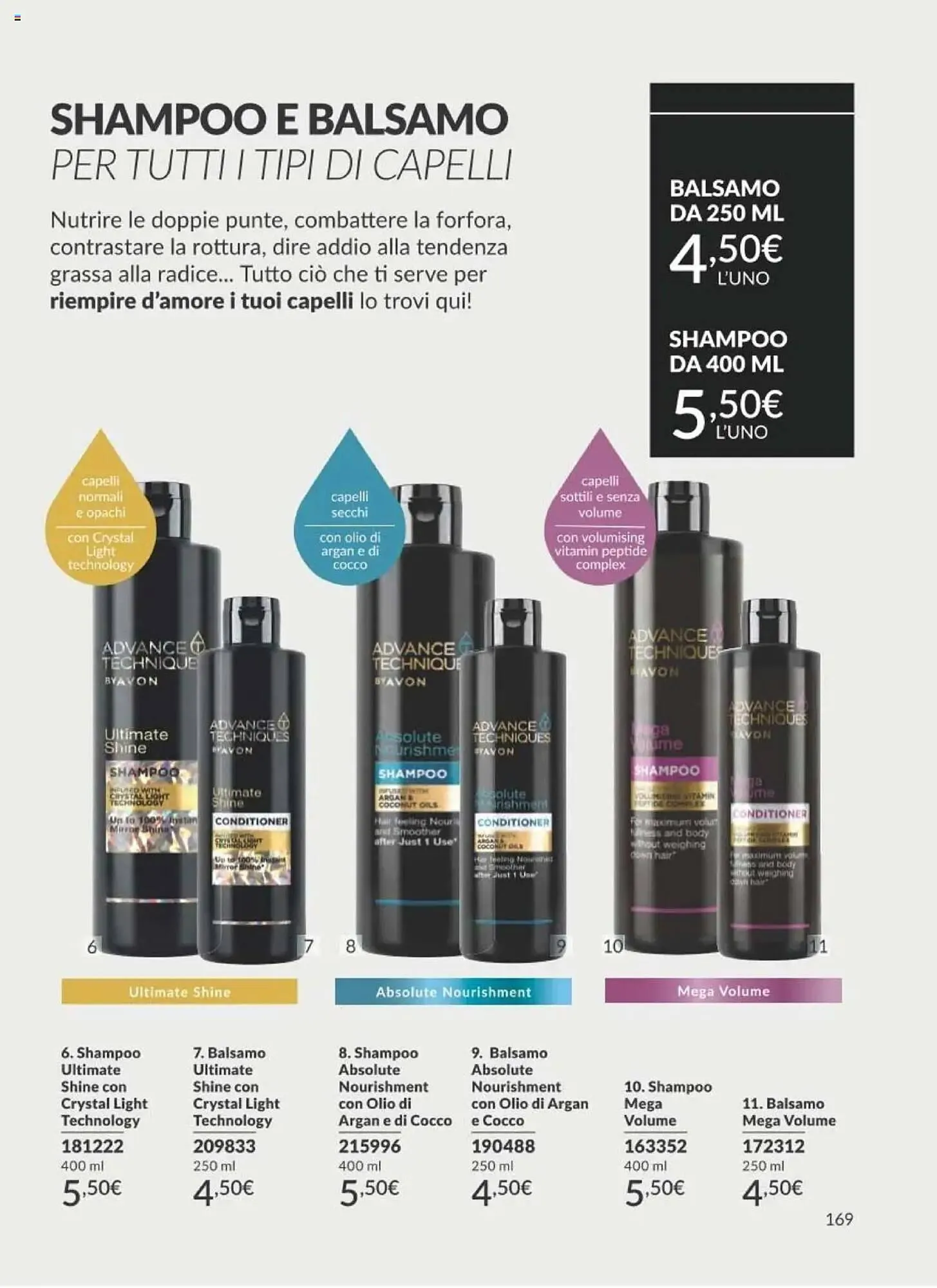 Volantino Avon da 1 aprile a 30 aprile di 2025 - Pagina del volantino 169