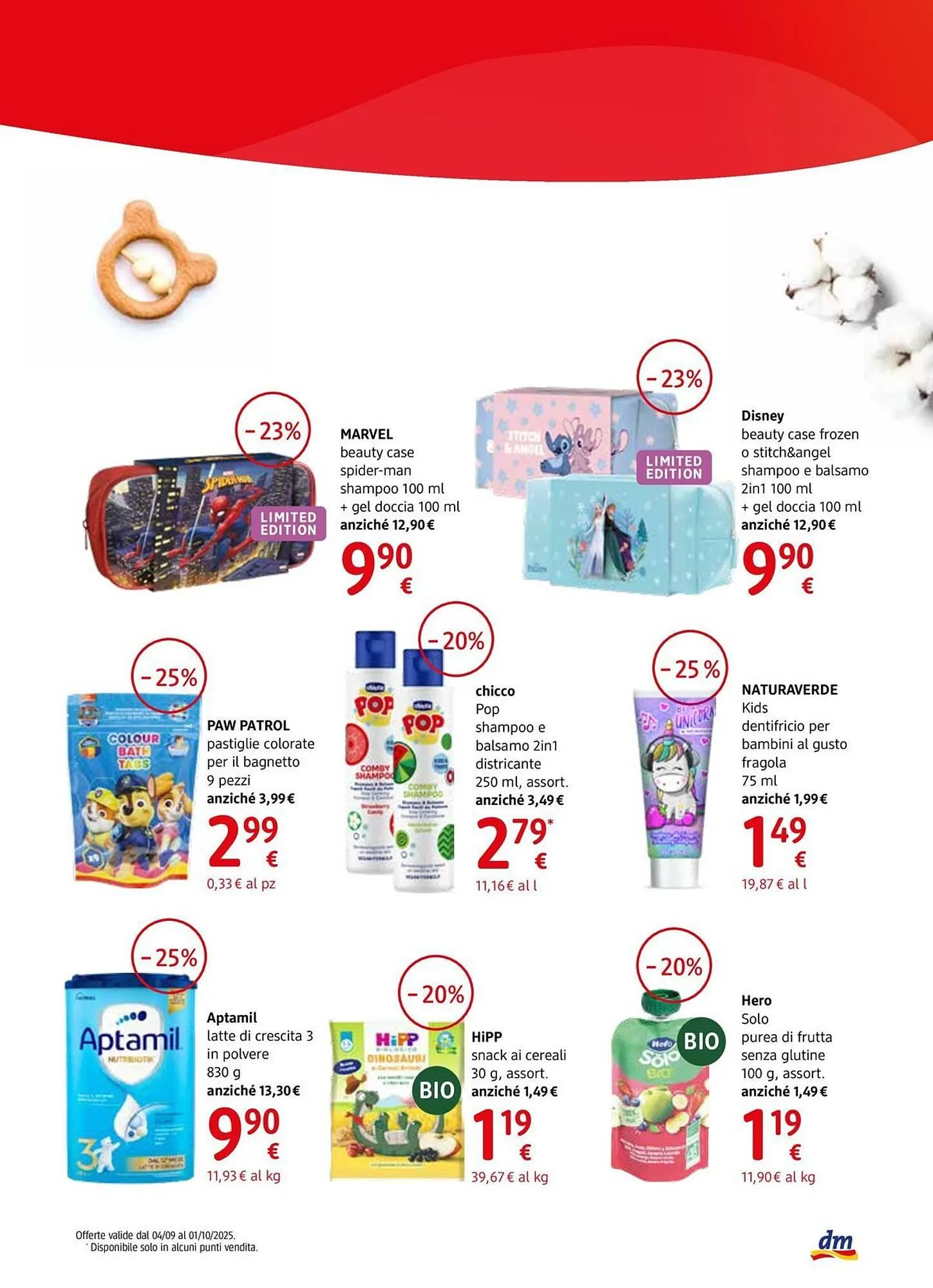 Volantino dm drogerie markt da 4 settembre a 1 ottobre di 2025 - Pagina del volantino 13