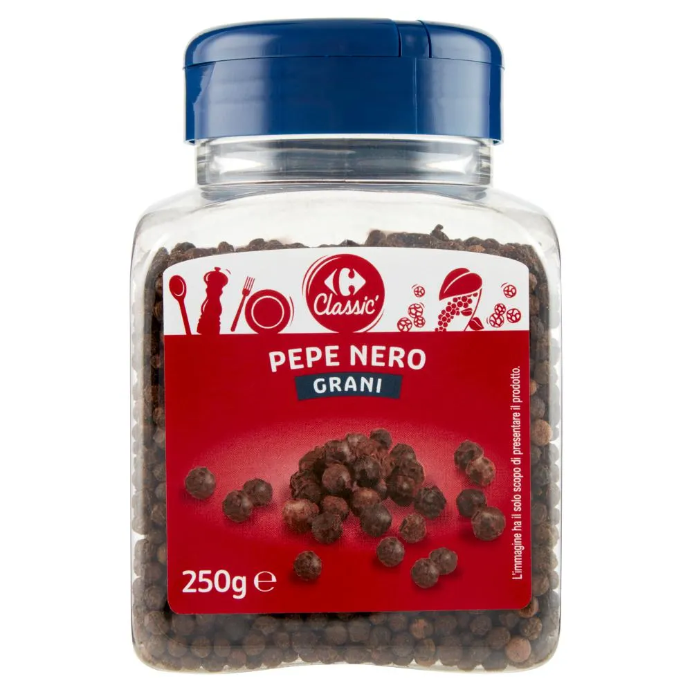 Carrefour Classic Pepe Nero Grani 250 g