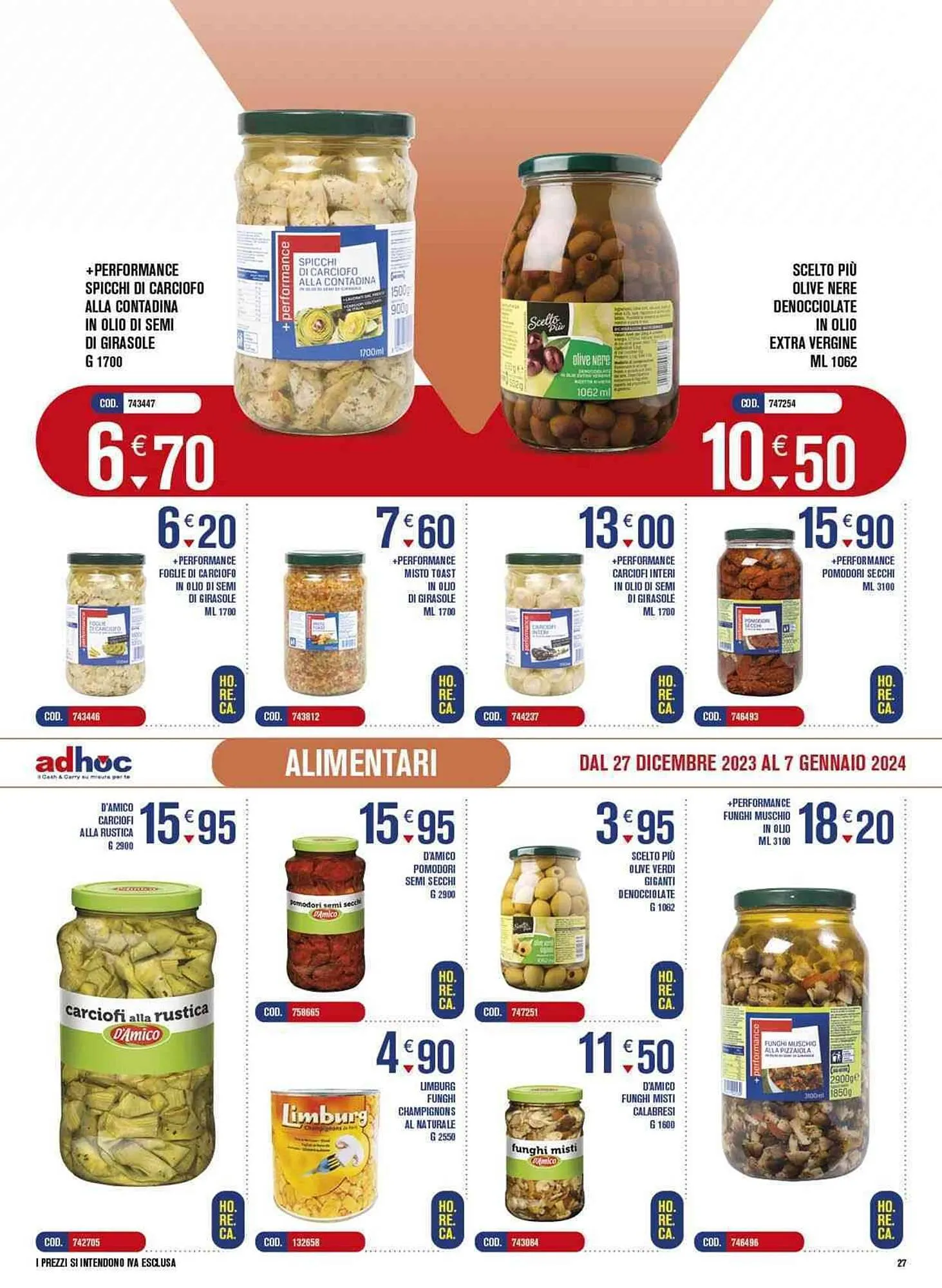 Volantino Adhoc da 27 dicembre a 7 gennaio di 2024 - Pagina del volantino 27