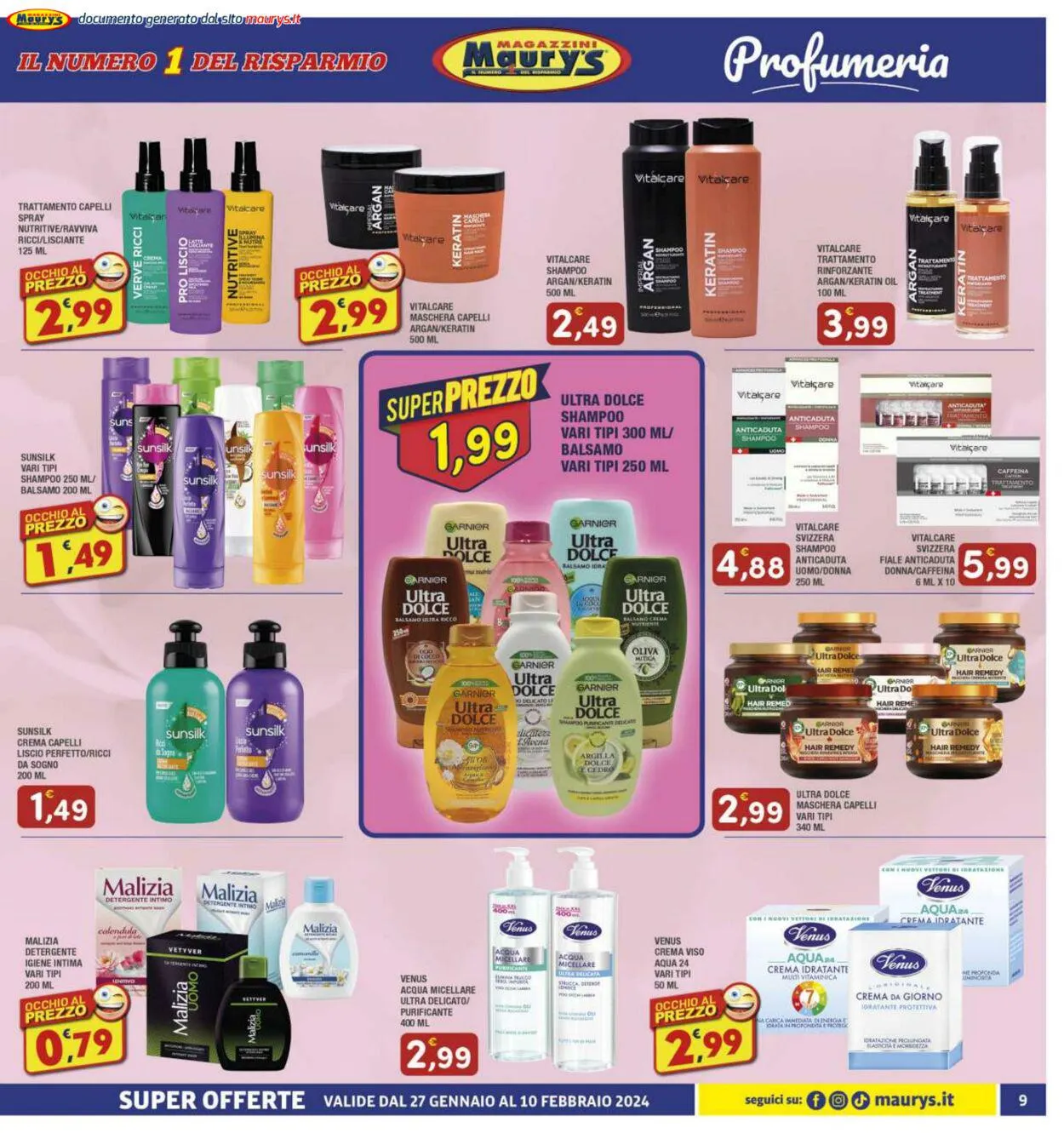 Maury's Volantino attuale da 27 gennaio a 10 febbraio di 2024 - Pagina del volantino 9