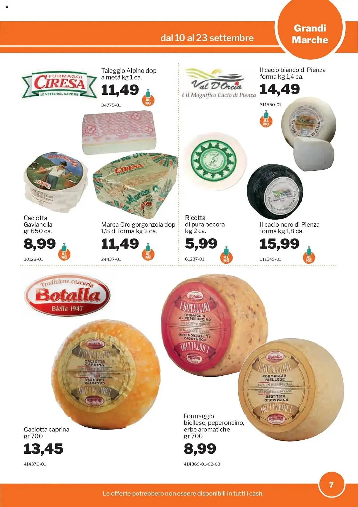 Volantino GrosMarket da 10 settembre a 23 settembre di 2025 - Pagina del volantino 7
