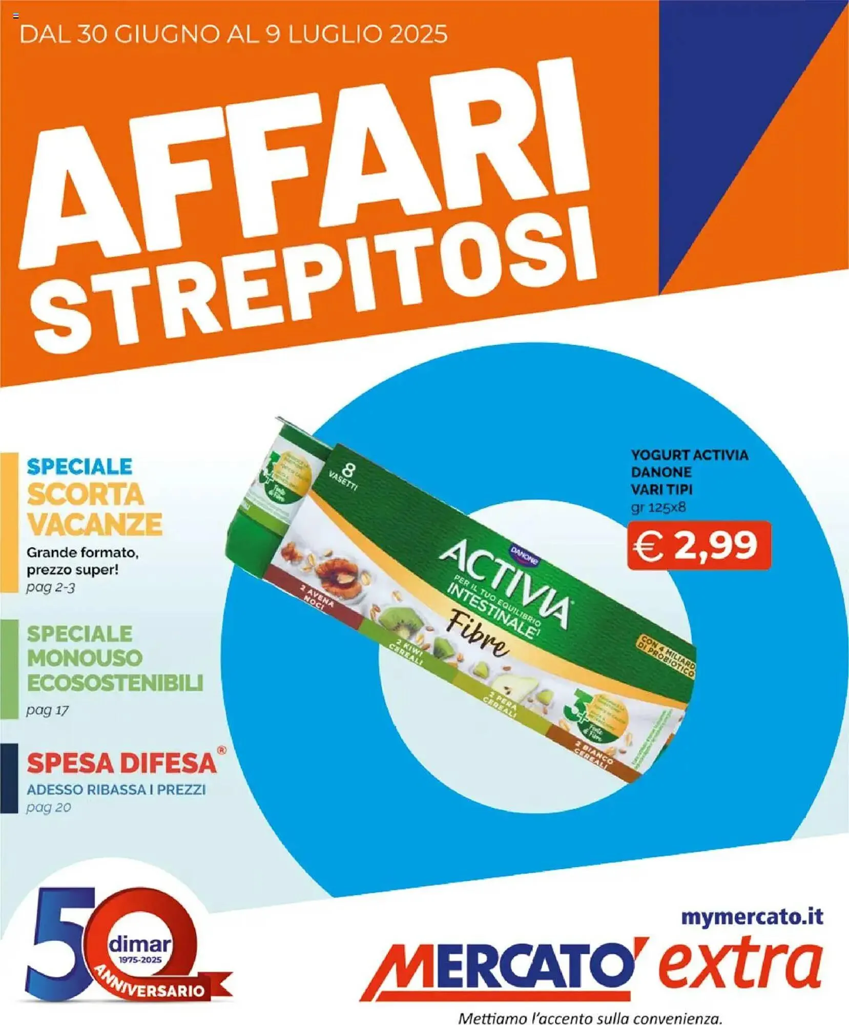 Volantino Mercatò Extra da 30 giugno a 9 luglio di 2025 - Pagina del volantino 1