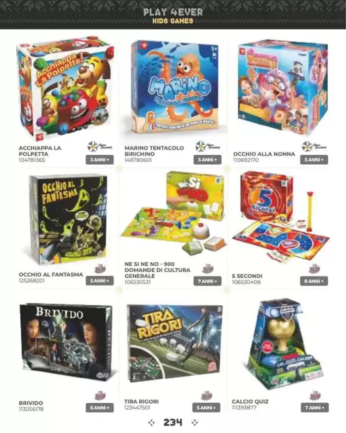 Catalogo di natale 2024! da 19 novembre a 24 dicembre di 2024 - Pagina del volantino 236