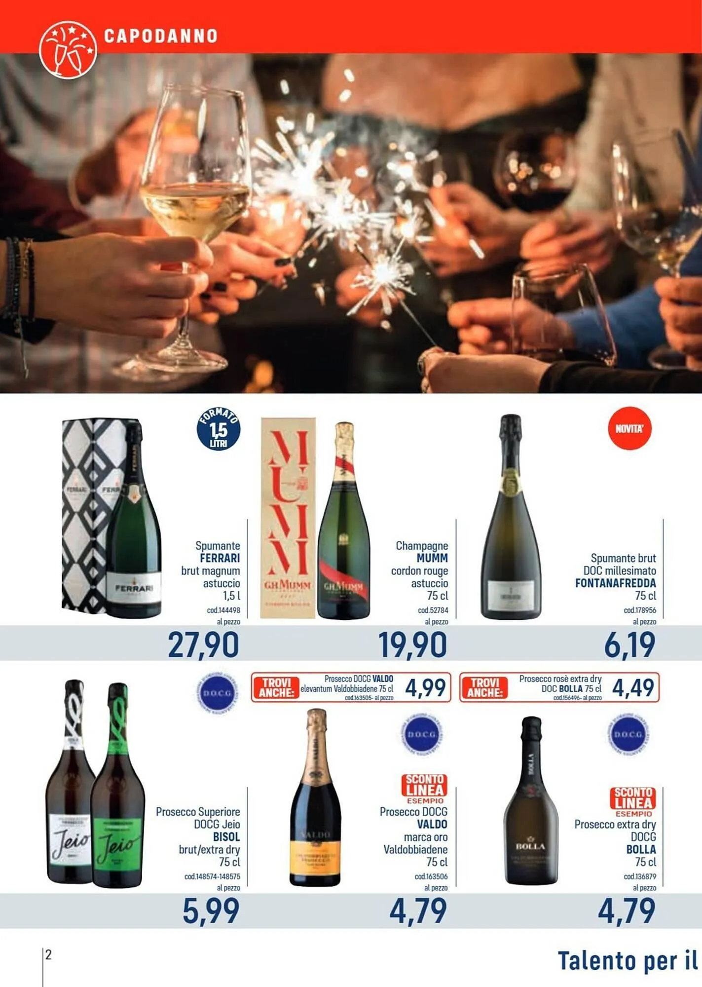 Volantino Talento Professional Store da 22 dicembre a 4 gennaio di 2026 - Pagina del volantino 2