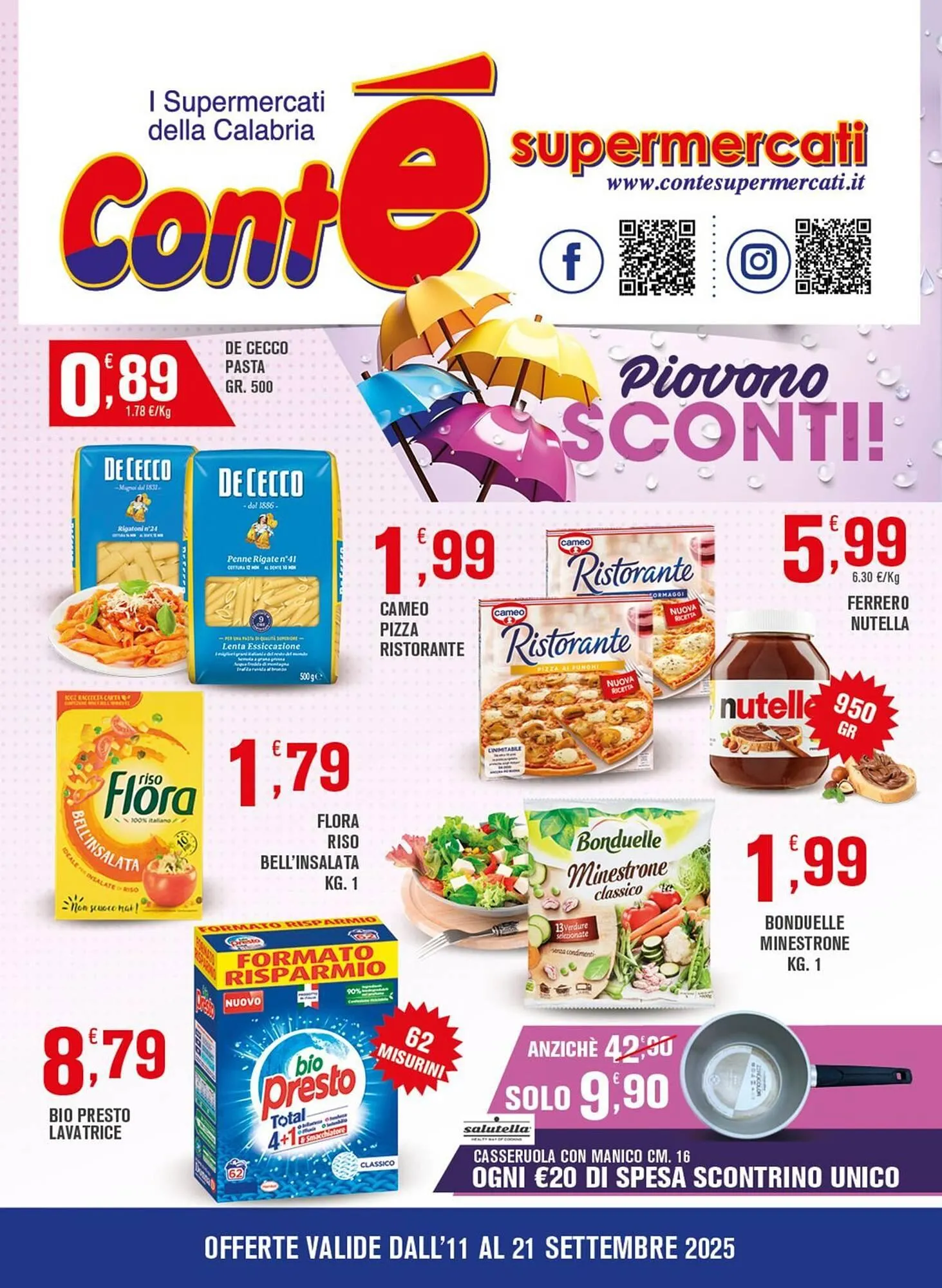 Volantino Conté Supermercati da 11 settembre a 21 settembre di 2025 - Pagina del volantino 1