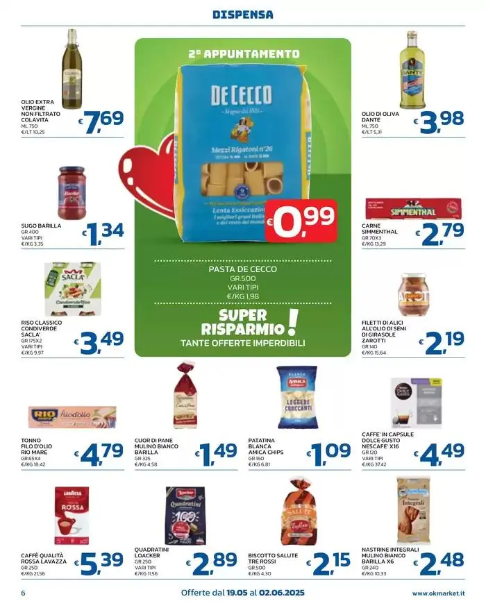 Super Risparmio! da 19 maggio a 2 giugno di 2025 - Pagina del volantino 6