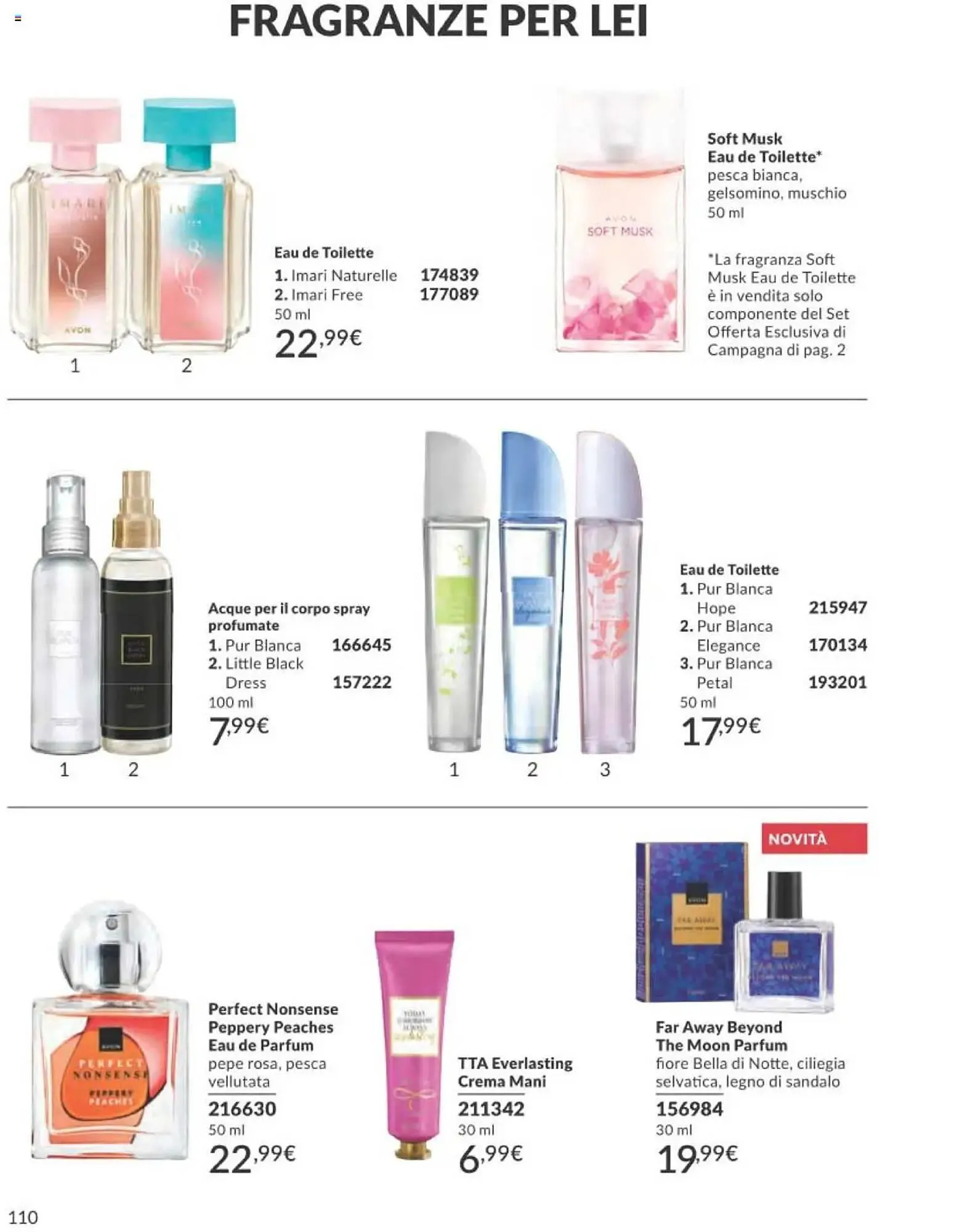 Catalogo Avon da 1 ottobre a 31 ottobre di 2025 - Pagina del volantino 110