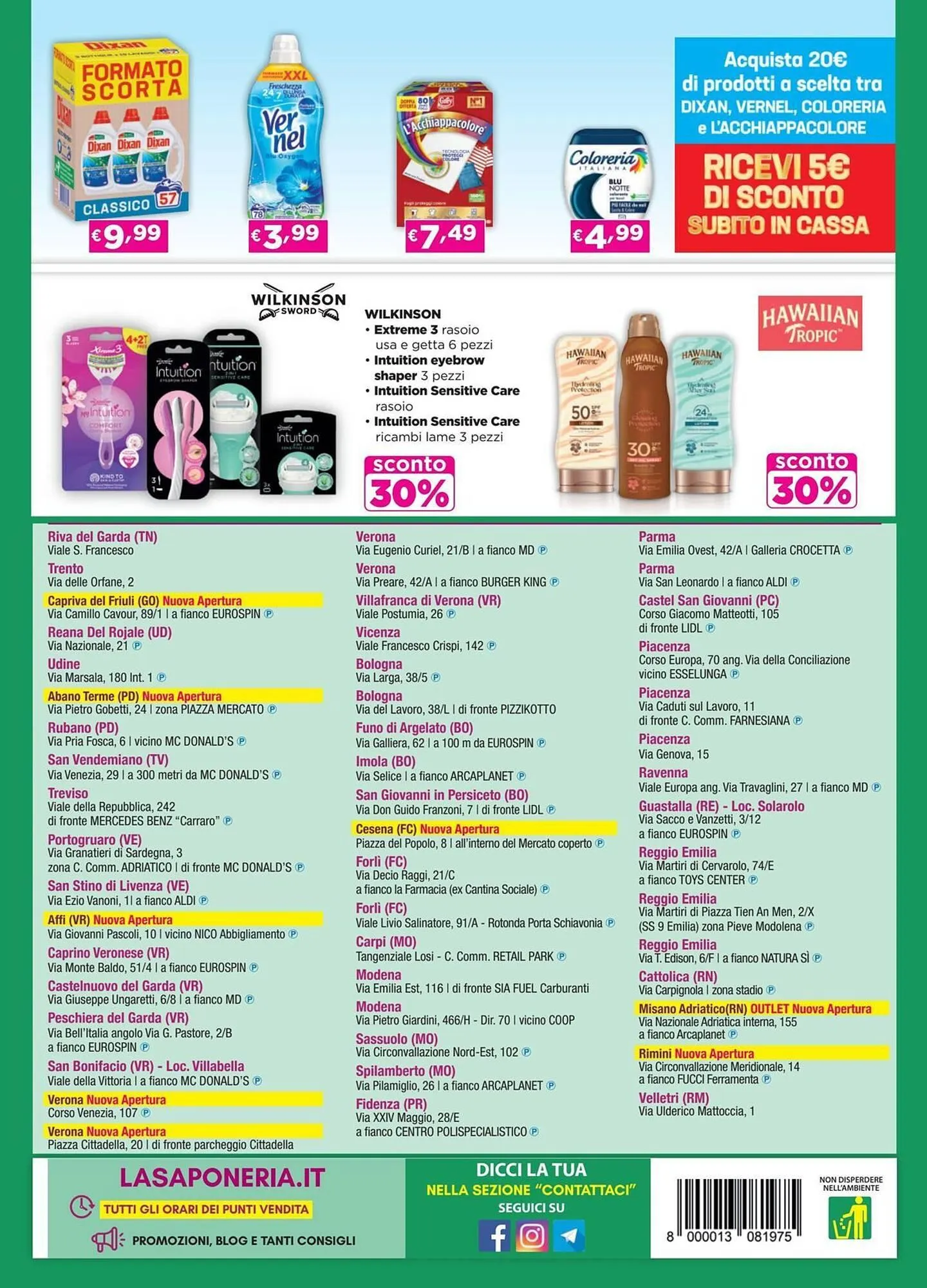 Volantino La Saponeria da 22 maggio a 10 giugno di 2025 - Pagina del volantino 14