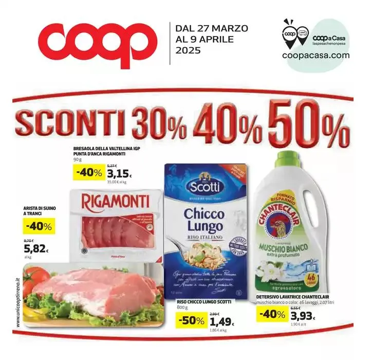 Sconti 30% 40% 50% da 27 marzo a 9 aprile di 2025 - Pagina del volantino 1