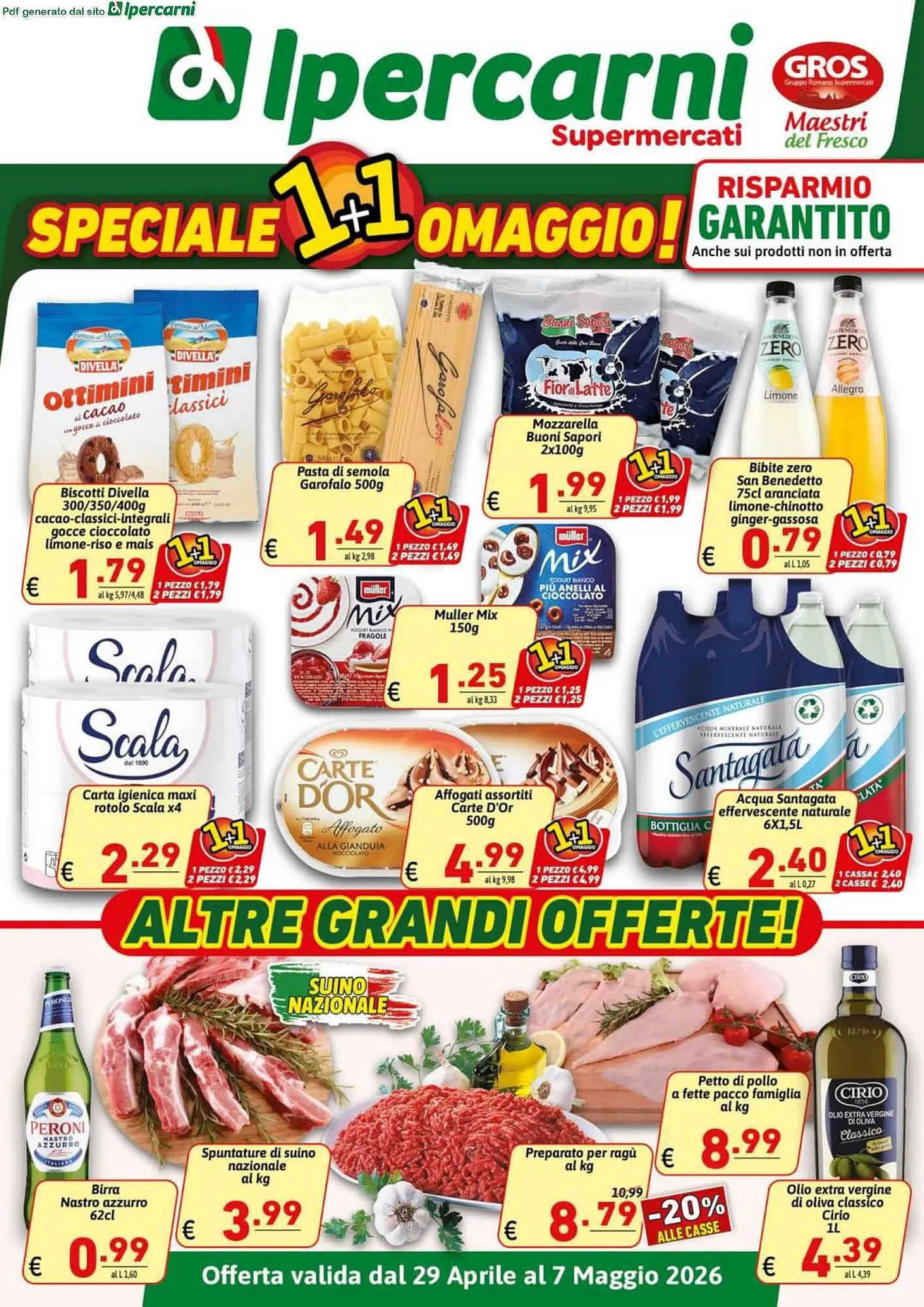 Volantino Ipercarni da 29 aprile a 7 maggio di 2026 - Pagina del volantino 1
