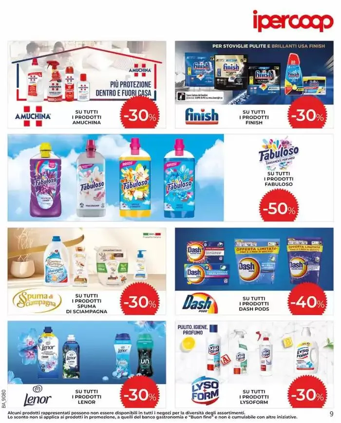 Grandi marche 30% 40% 50% da 8 maggio a 21 maggio di 2025 - Pagina del volantino 9