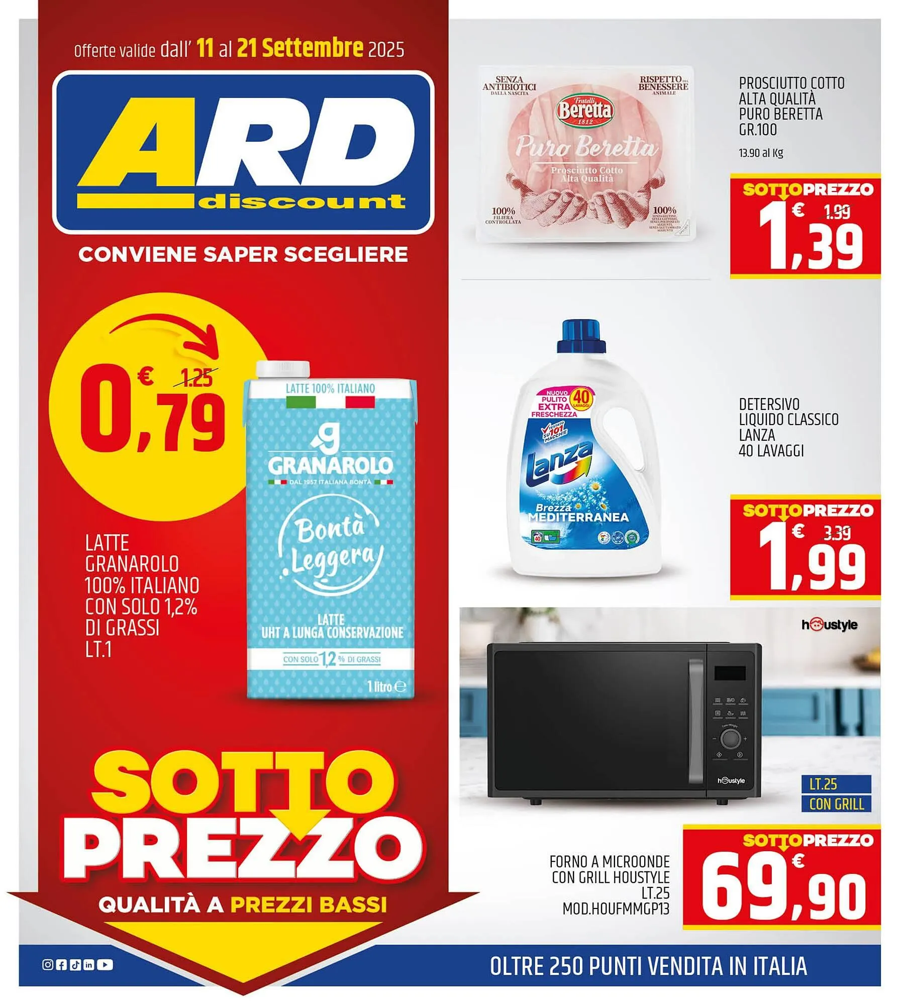 Volantino Ard Discount da 11 settembre a 21 settembre di 2025 - Pagina del volantino 1