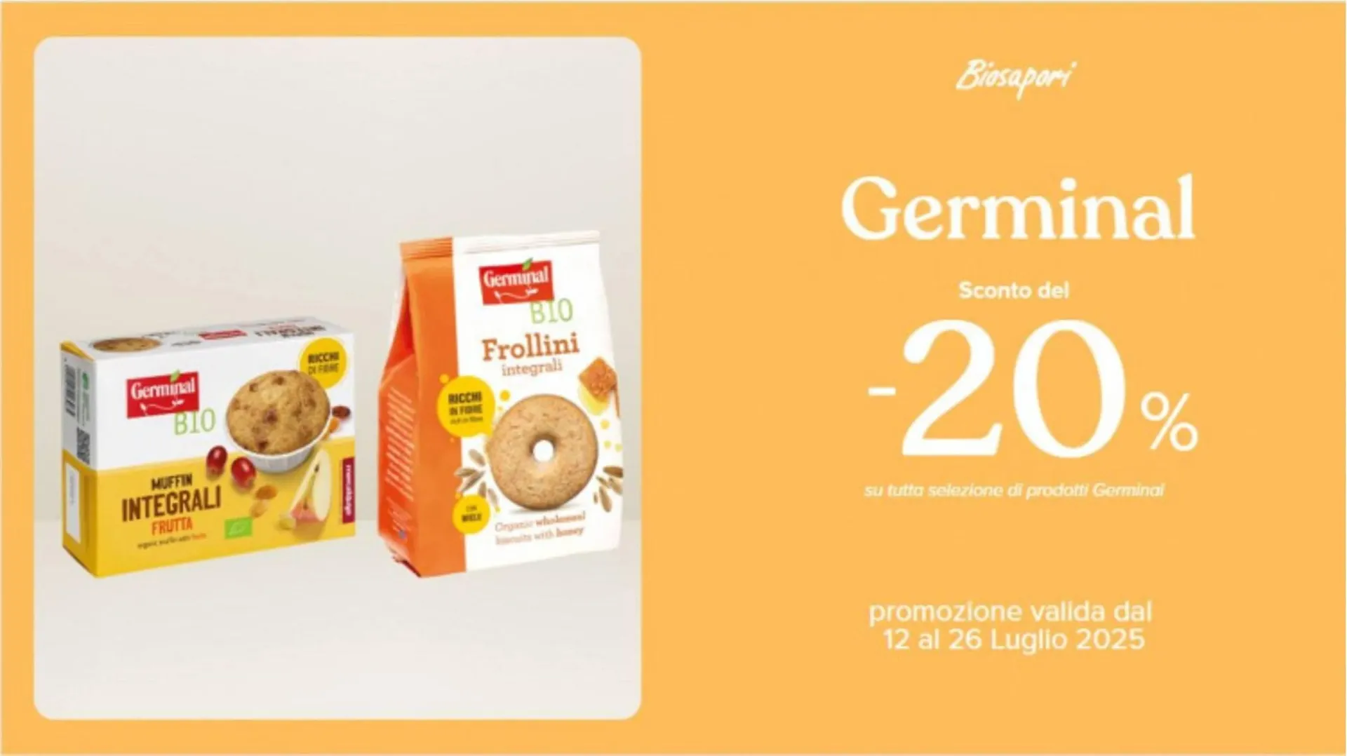 Volantino Biosapori da 12 luglio a 26 luglio di 2025 - Pagina del volantino 1