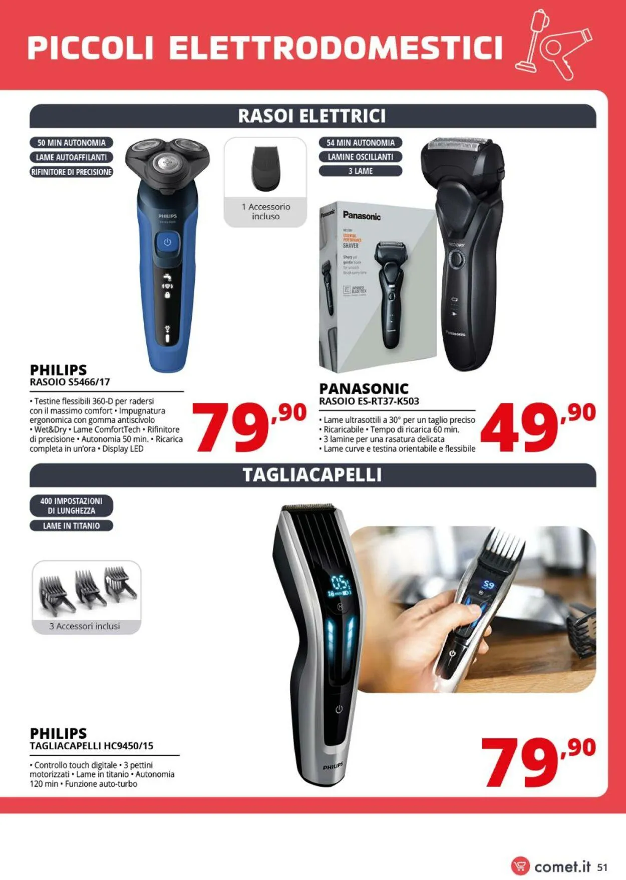 Comet Volantino attuale da 1 agosto a 20 agosto di 2025 - Pagina del volantino 51