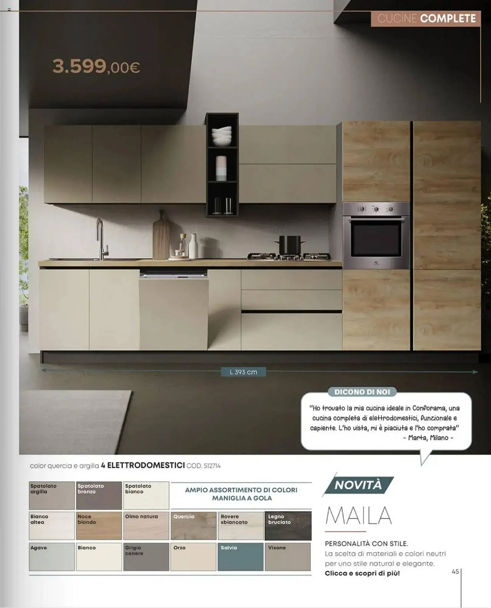 Volantino Conforama da 28 gennaio a 30 aprile di 2025 - Pagina del volantino 45