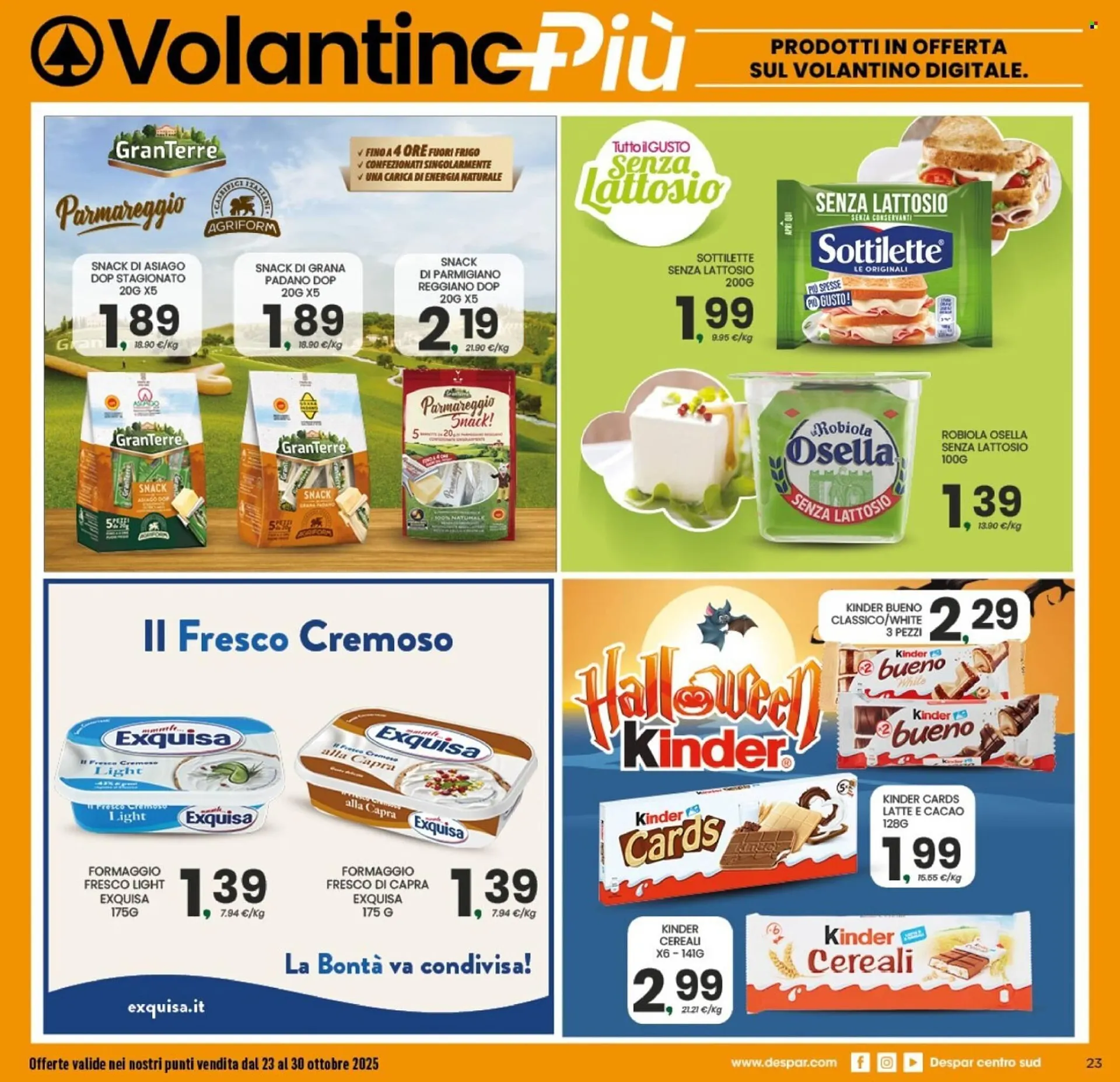Volantino Despar da 23 ottobre a 30 ottobre di 2025 - Pagina del volantino 23